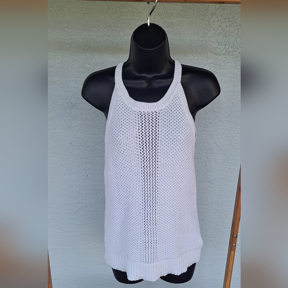 White Lilly Pulitzer Knit Halter tank